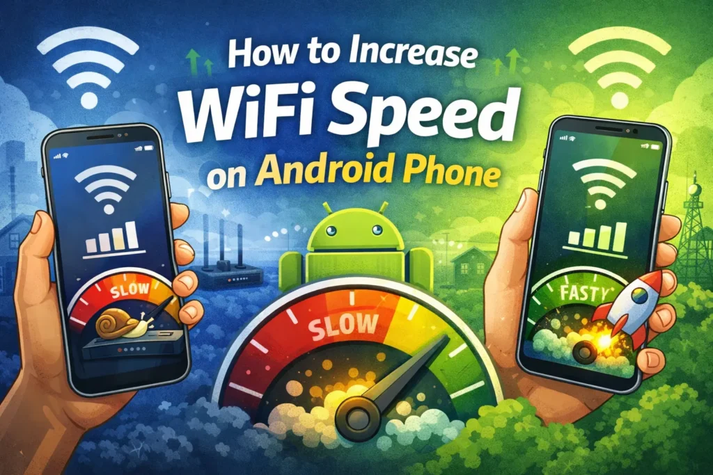 How to increase wifi speed on android phone