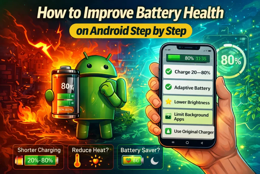 How to improve battery health on android step by step
