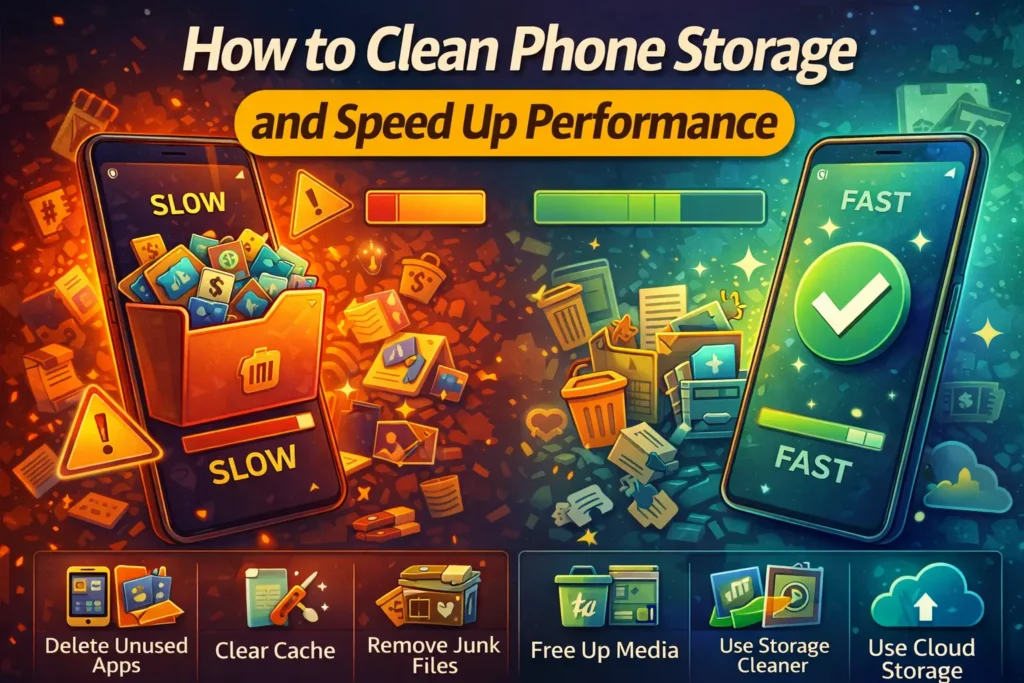 How to clean phone storage and speed up performance