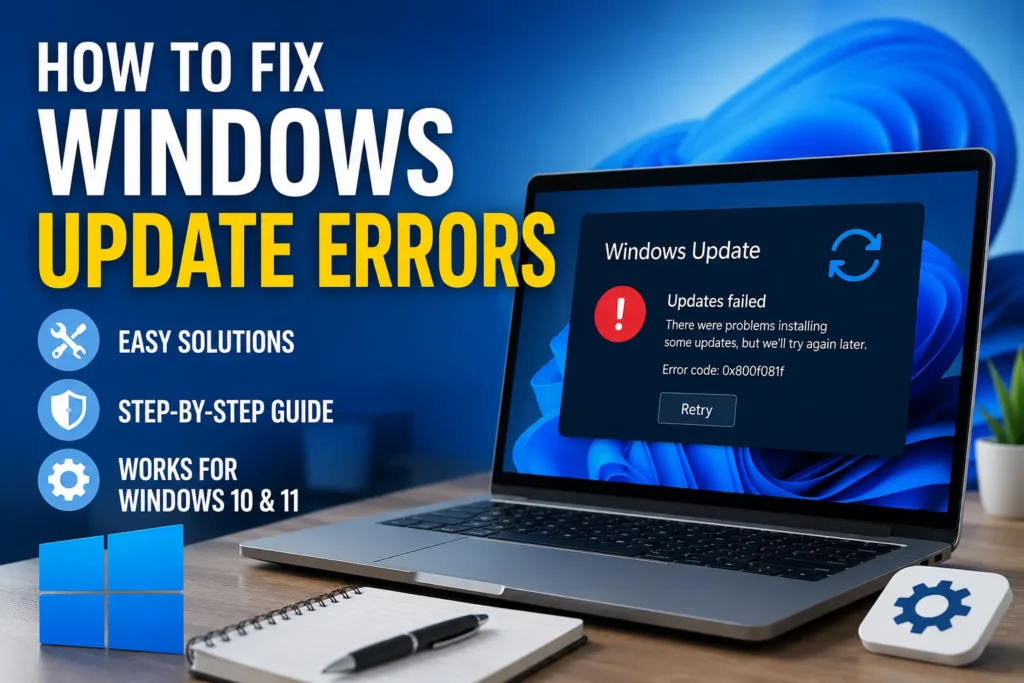 How to Fix Windows Update Errors
