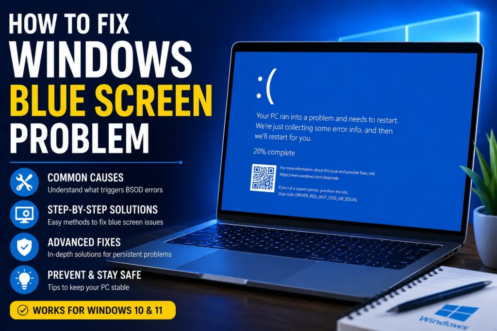 How To Fix Windows Blue Screen Problem