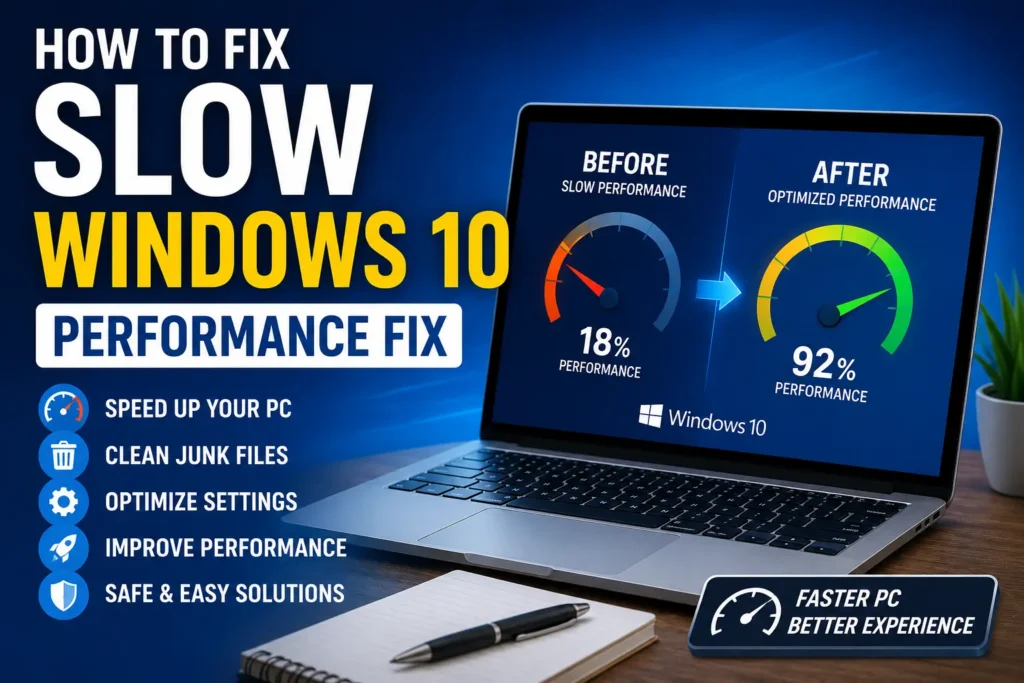 How To Fix Slow Windows 10 Performance Fix
