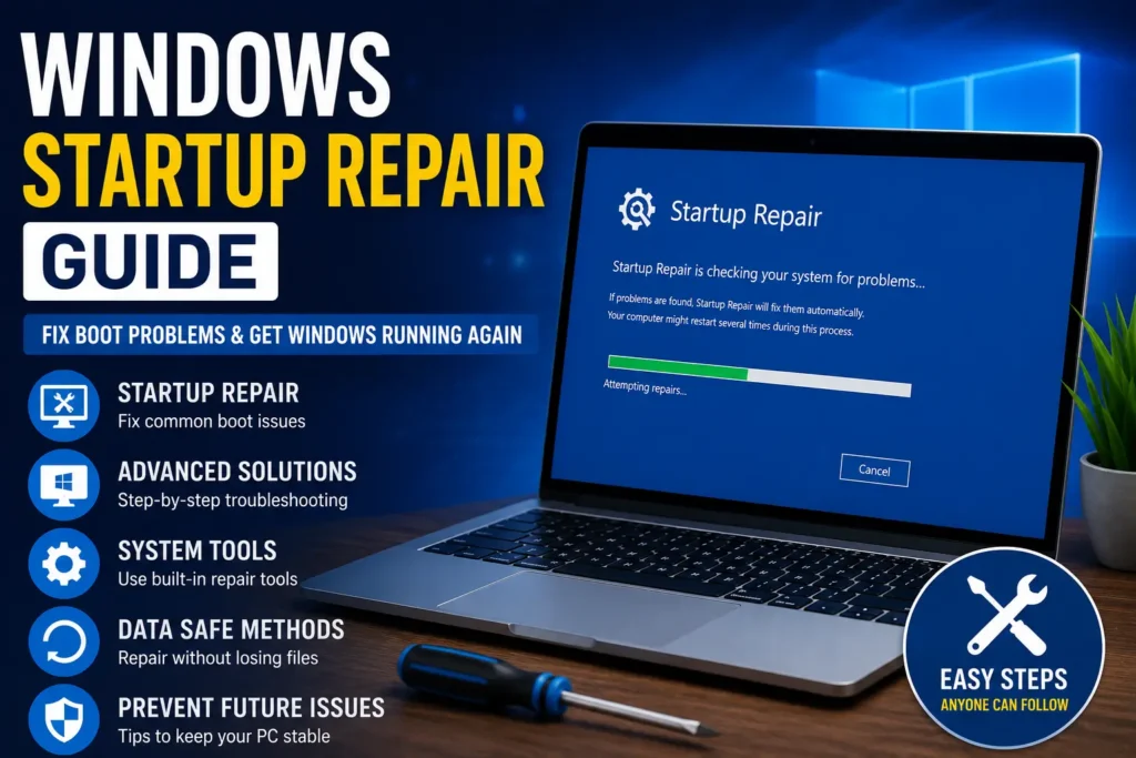 Windows Startup Repair Guide